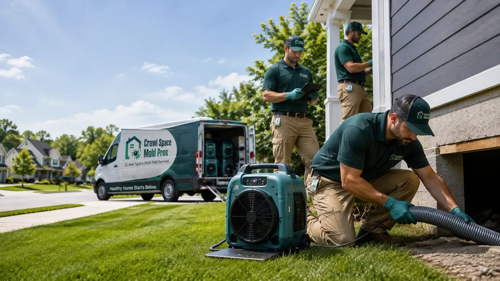 Crawl Space Mold Removal in Mclean, TX